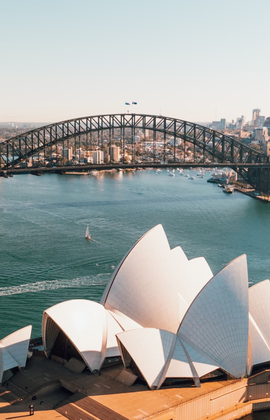 Sydney Harbour Bridge at dusk