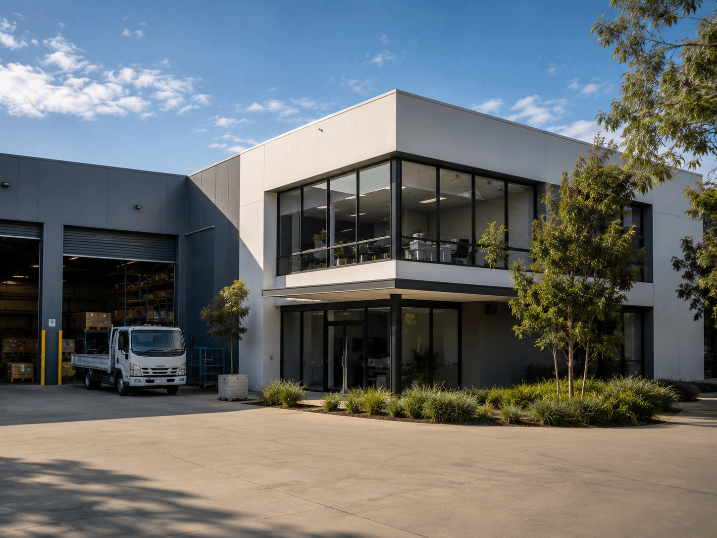 Australian SME warehouse and office premises — business insurance