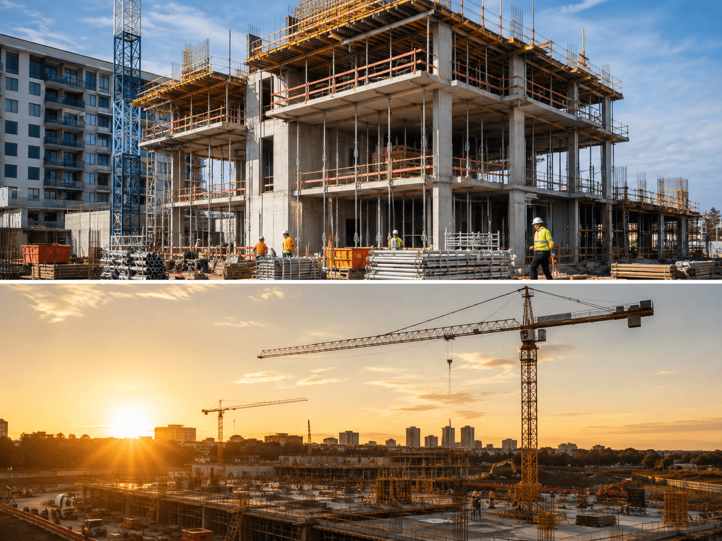 Building and construction project under way — Contract Works Insurance