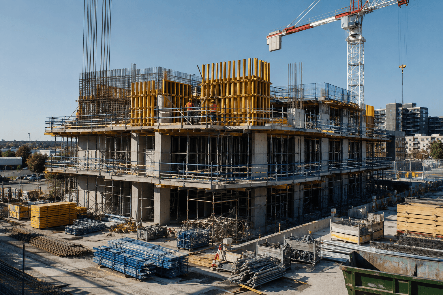 Building under construction — contract works insurance