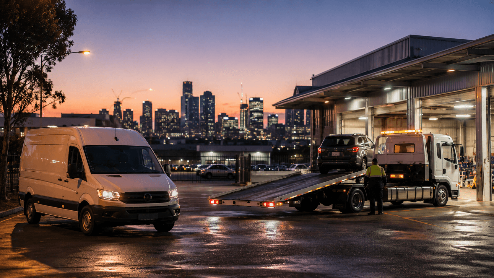 Courier van and tow operations — couriers and tow insurance