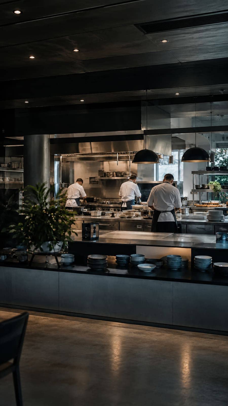 Chef preparing food in an Australian commercial kitchen — hospitality