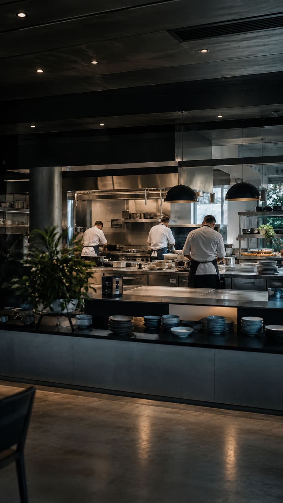 Chef preparing food in an Australian commercial kitchen — hospitality