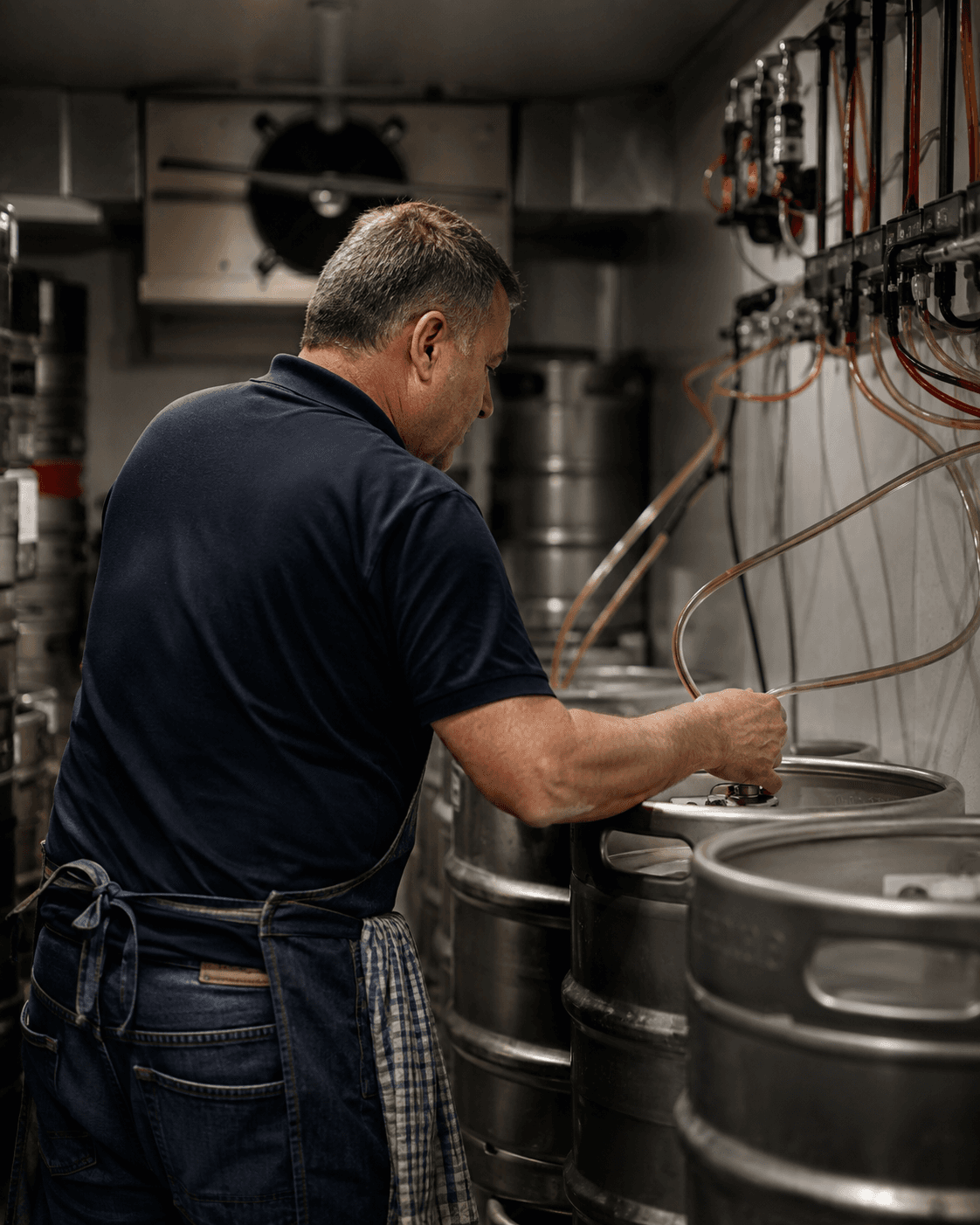 Publican working behind an Australian pub bar — Ideal Insurance Brokers