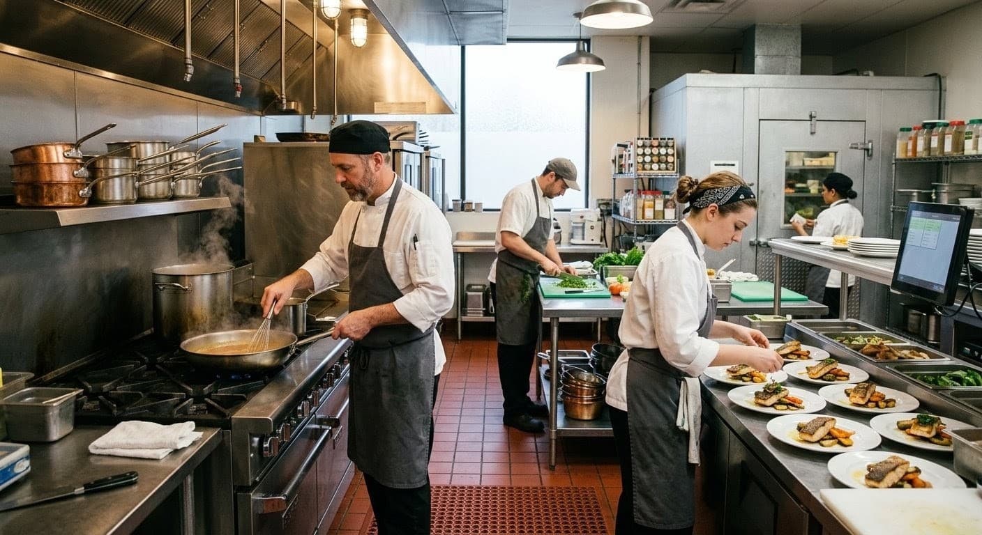 Sydney restaurant kitchen — restaurant insurance cost guide