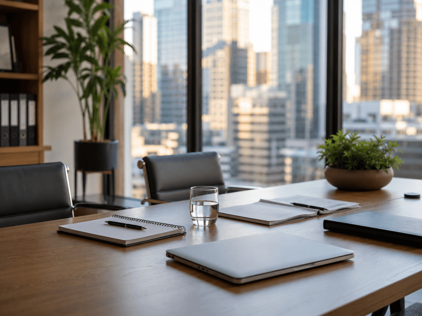 Professional advisory office workspace — professional indemnity
