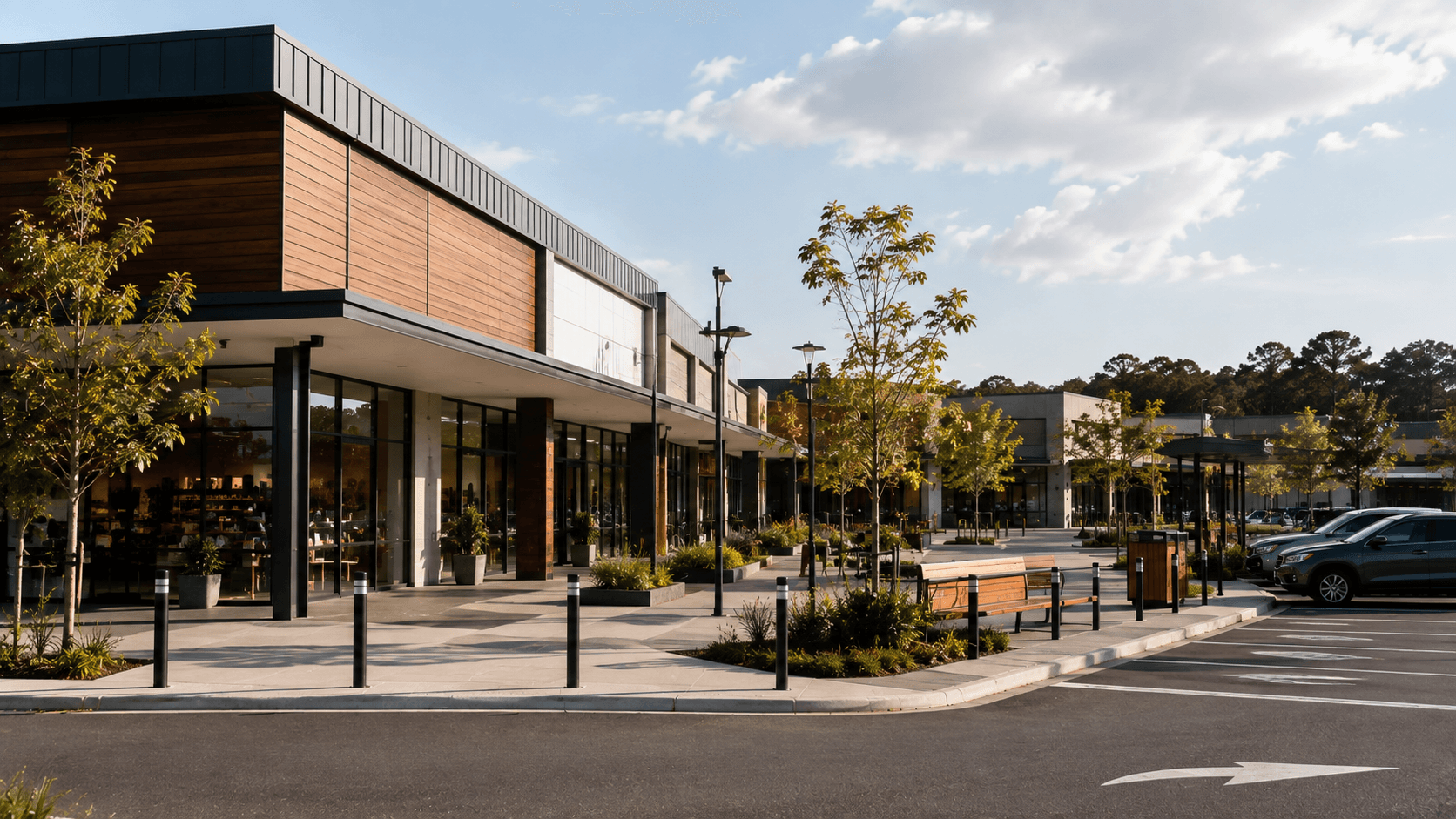 Australian retail plaza — retail and property insurance